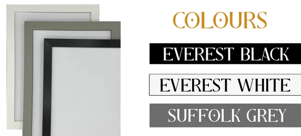 Frame colour options