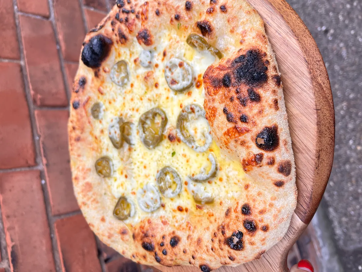 Garlic jalapeno cheese bread